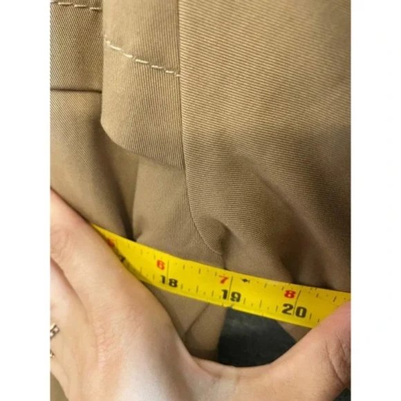 Zara Trench Coat Womens Small Beige Khaki Maxi Capsule Classic Casual - Picture 5 of 7